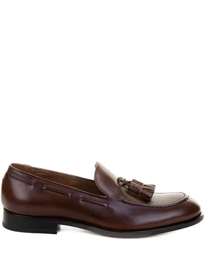 FRATELLI ROSSETTI TASSELS-MOTIF LEATHER LOAFERS