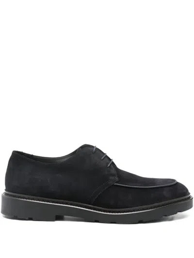 Fratelli Rossetti Tonal-stitch Derby Shoes In Black