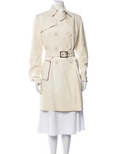 Pre-owned Fratelli Rossetti Vintage Late 1990's - Early 2000's Trench Coat In Neutrals