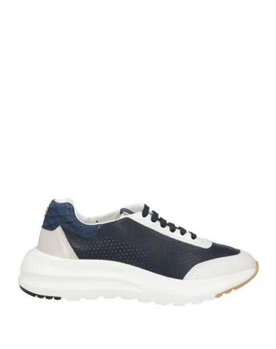 Fratelli Rossetti Woman Sneakers Navy Blue Size 8 Leather