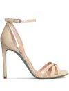 Fratelli Russo 110mm Patent-leather Sandals In Neutrals