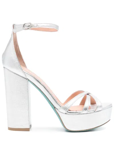 Fratelli Russo 120mm Marilus Sandals In Silver