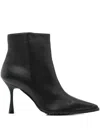 Fratelli Russo 90mm Pointed-toe Ankle Boots In Black