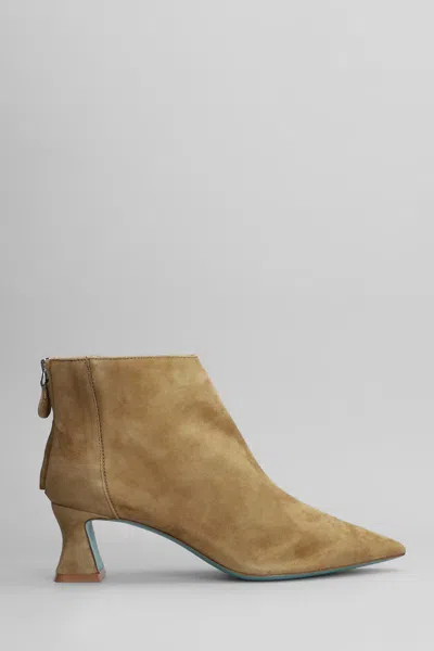Fratelli Russo High Heels Ankle Boots In Leather Color
