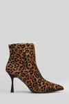 Fratelli Russo High Heels Ankle Boots In Multi
