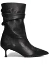 Fratelli Russo Ruched Boots In Black