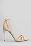 Fratelli Russo 110mm Patent-leather Sandals In Powder
