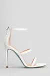 Fratelli Russo 110mm Leather Sandals In White