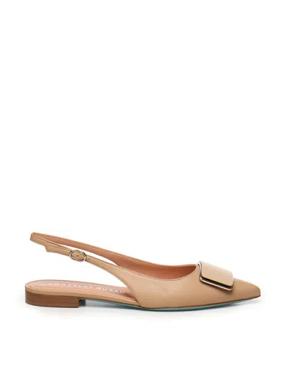 Fratelli Russo Elvira Slingback In Nappa In Neutral