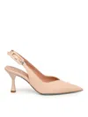 Fratelli Russo Annuc Leather Pumps In Neutral