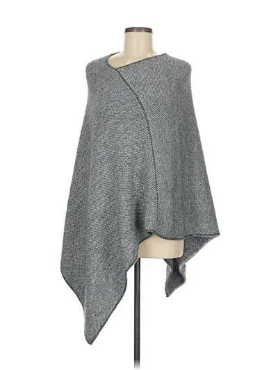 Pre-owned Fratelli Talli Poncho In Gray