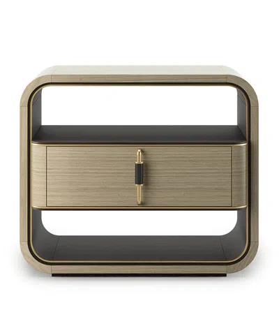 Frato Colmar Bedside Table In Animal Print
