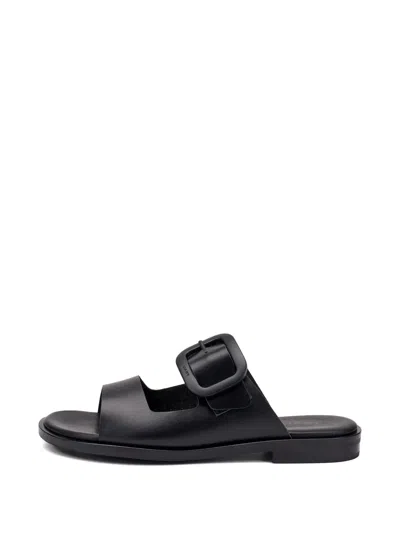 Frau Buckle-detail Sandals In Black