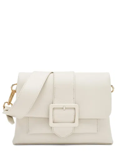 Frau Buckle-detail Shoulder Bag In White