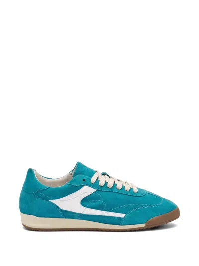 Frau Cross Hybrid Suede Sneakers In Blue