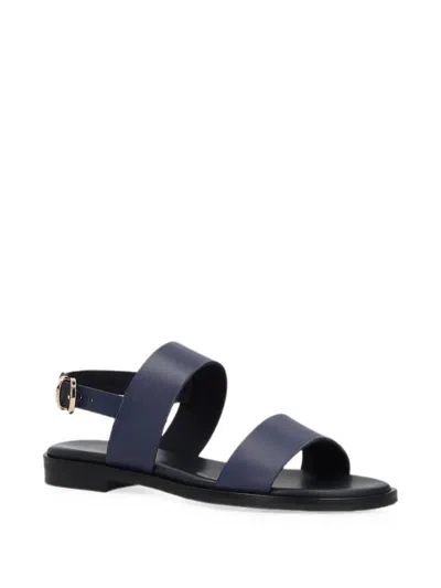 Frau Double-strap Sandals In Blue