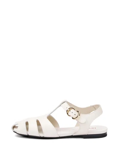 Frau Fisherman Sandals In White
