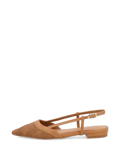 Frau Herringbone-effect Pumps In Brown