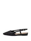 Frau Herringbone-effect Slingback Pumps In Black
