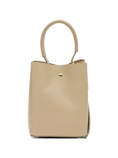 Frau Knotted Bucket Bag In Nude