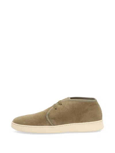 Frau Lace-fastening Desert Boots In Brown