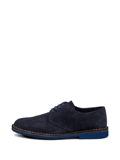 Frau Lace-up Derby Shoes In Blue