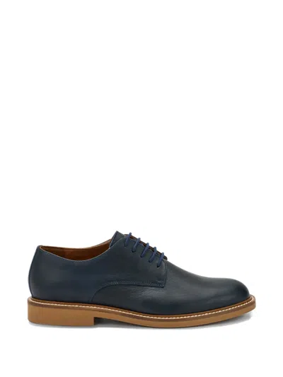 Frau Leather Lace-up Shoes In Blue