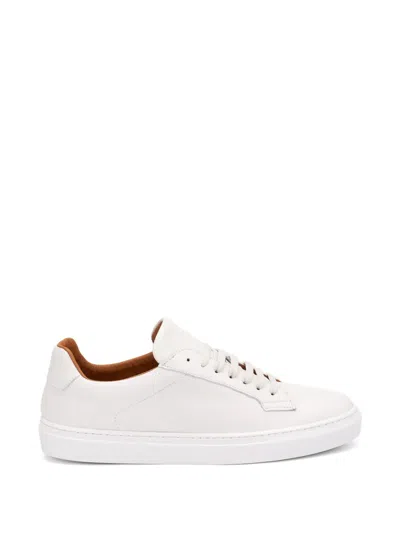 Frau Low-top Leather Sneakers In White