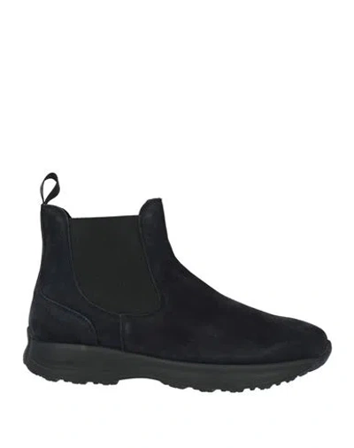 Frau Man Ankle Boots Midnight Blue Size 11 Leather