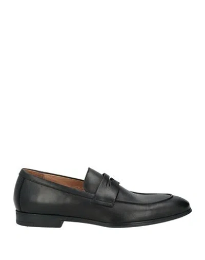 Frau Man Loafers Black Size 6 Leather