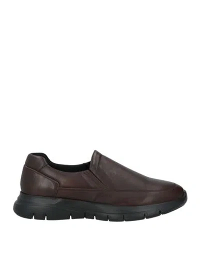 Frau Man Loafers Dark Brown Size 6 Leather