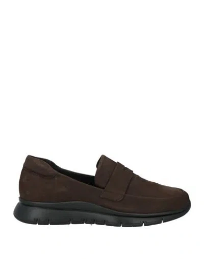 Frau Man Loafers Dark Brown Size 9 Leather
