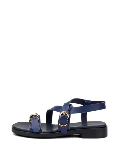 Frau Multi-strap Sandals In Blue