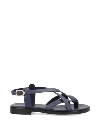Frau Strappy Sandals In Blue