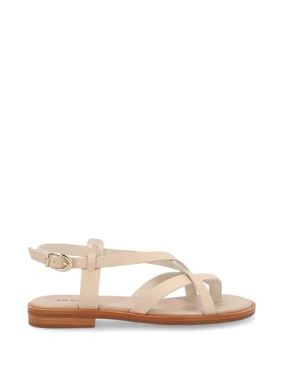Frau Strappy Sandals In Neutral