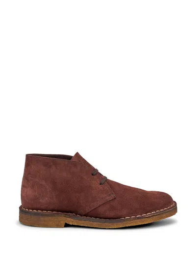 Frau Suede Crepe-sole Desert Boots In Brown
