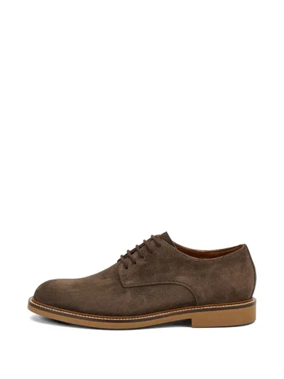 Frau Suede Lace-up Shoes In Brown