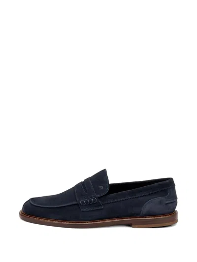 Frau Suede Loafers In Blue