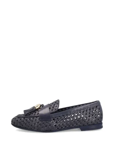 Frau Tassel-detail Loafers In Black