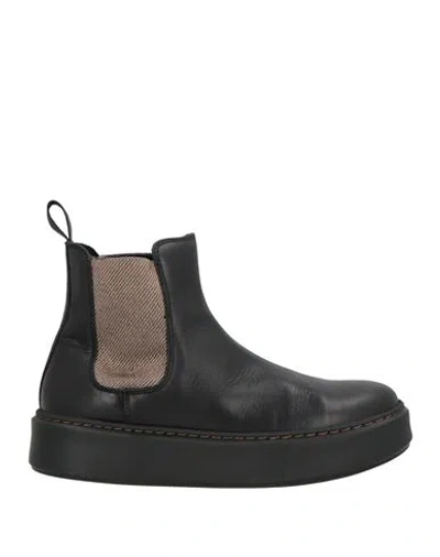 Frau Woman Ankle Boots Black Size 8 Leather