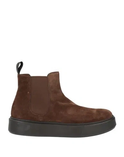 Frau Woman Ankle Boots Brown Size 10 Leather