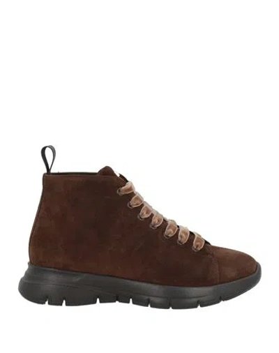 Frau Woman Ankle Boots Chocolate Brown Size 7 Leather