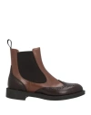 Frau Woman Ankle Boots Dark Brown Size 9 Leather