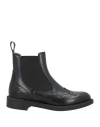 Frau Woman Ankle Boots Midnight Blue Size 6 Leather In Blue