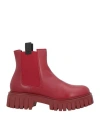 Frau Woman Ankle Boots Red Size 10 Leather