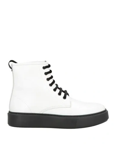 Frau Woman Ankle Boots White Size 10 Leather