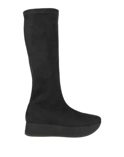 Frau Woman Boot Black Size 9 Leather