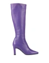 Frau Woman Boot Purple Size 7 Leather