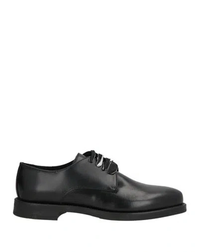 Frau Woman Lace-up Shoes Black Size 9 Leather
