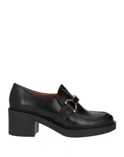 Frau Woman Loafers Black Size 10 Leather